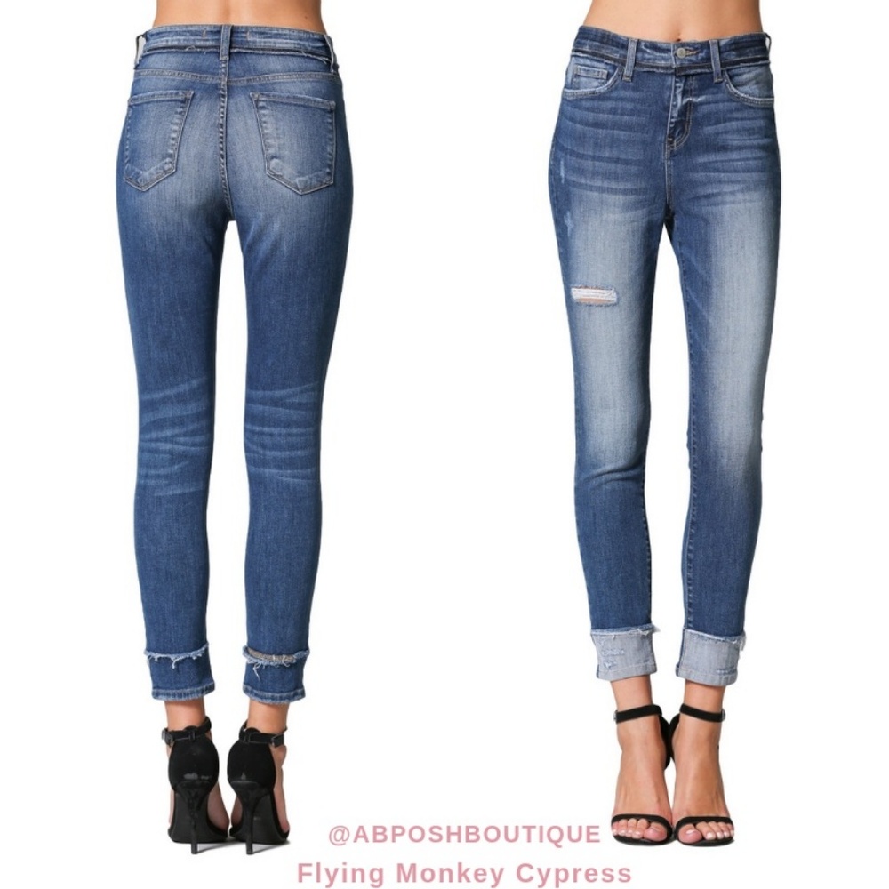 NWT Flying Monkey Jeans Cypress High Ankle Skinny